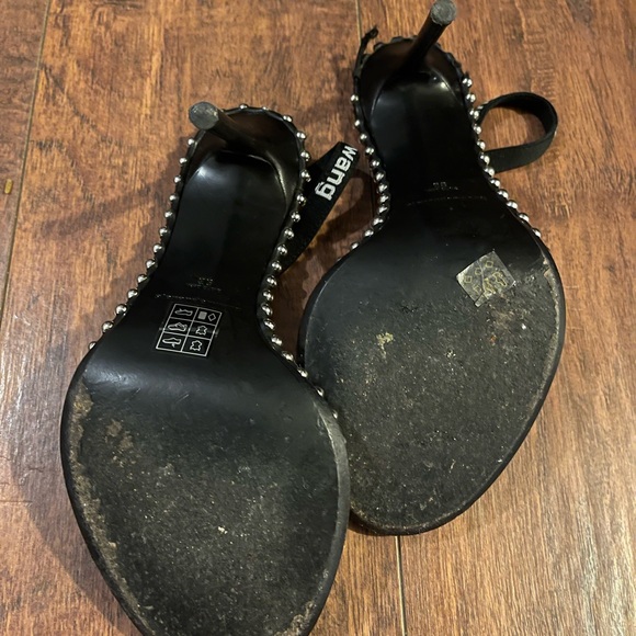 Alexander Wang black sling back sandals - Picture 3 of 5